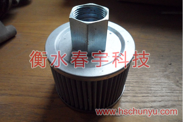 帶螺口的不銹鋼折疊濾芯